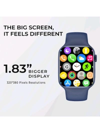 BOSTON LEVIN Smart Watch with Bluetooth Calling, TFT 1.83 Inch (4.7 cm), IOS9.0+, Full Screen Touch, Silver