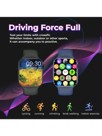 BOSTON LEVIN Smart Watch with Bluetooth Calling, TFT 1.83 Inch (4.7 cm), IOS9.0+, Full Screen Touch, Silver