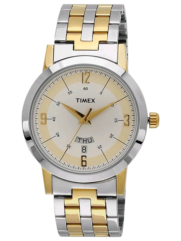 Timex Classics Silver Round Analog Casual Watch -TW000T120