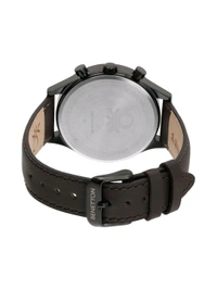 United Colors of Benetton Men Green Round Brass Dial Analogue Watch 