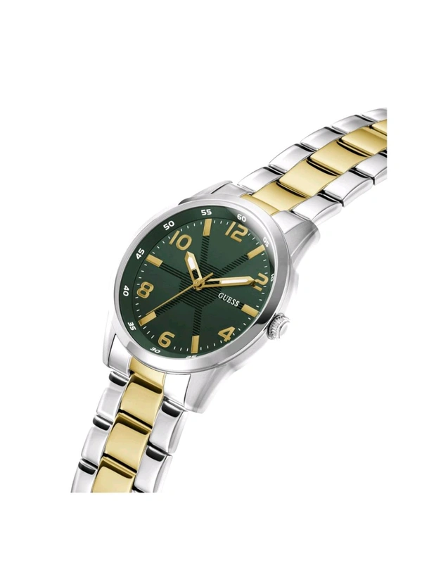 Guess Men Monte Green Round Dial Analog Watch