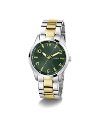 Guess Men Monte Green Round Dial Analog Watch