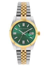 French Connection Men Lumine Green Dial Analog Watch