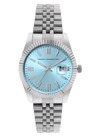 French Connection Men Lumine Light Blue Dial Analog Watch