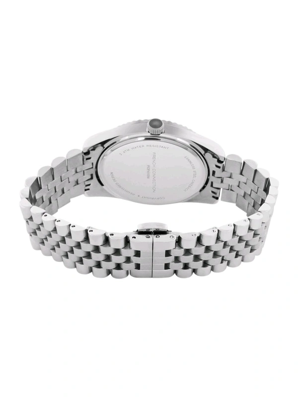 French Connection Men Lumine Light Blue Dial Analog Watch