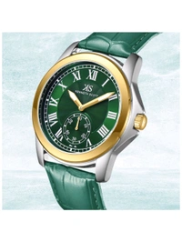 Kenneth Scott Men Green Dial Analog Watch