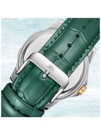 Kenneth Scott Men Green Dial Analog Watch