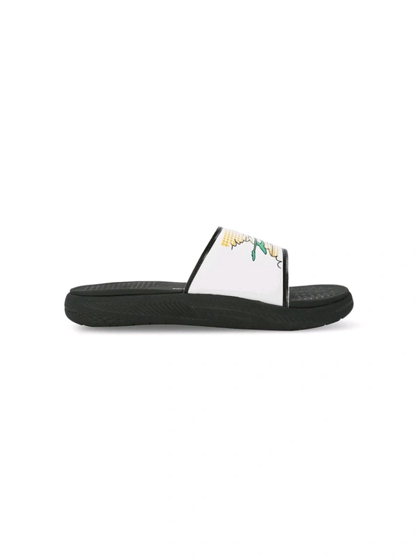 Puma  Softride Slide Super Mens Black Slides - White, UK 06