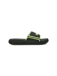 Softride Slide Mens Black Slides - Black, UK 06