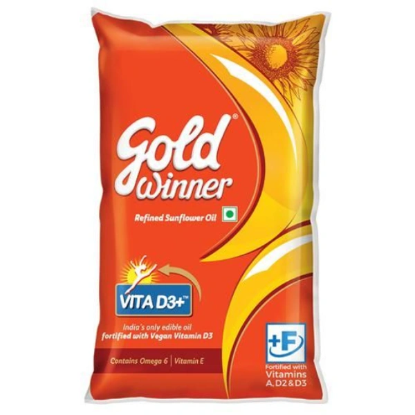 Gold Winner Refined - Sunflower Oil - 500ml