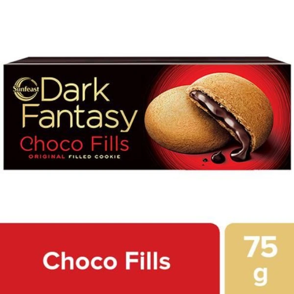 Sunfeast Dark Fantasy - Choco Fills Biscuits - Cookies - 75g