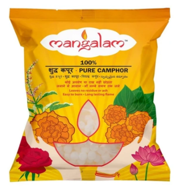 Mangalam Pure Camphor Pouch - 20g