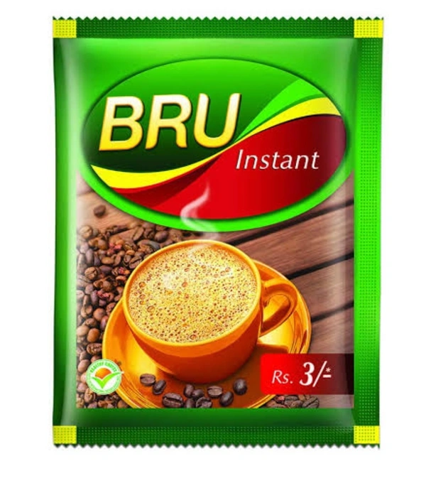 BRU Instant Coffee Sachet (Rs.3)  - 12 Nos