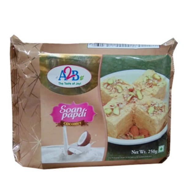 A2b Sweets and savouries Sweets Soan Papadi - Coconut - 250g