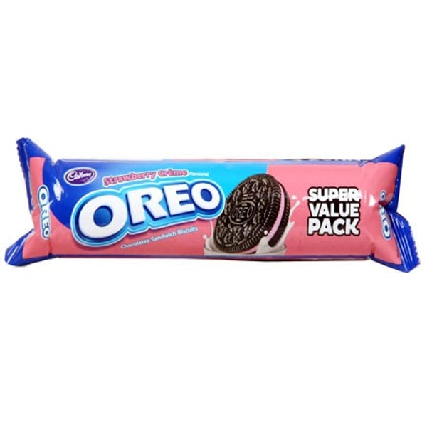 Cadbury Oreo Strawberry Creme Biscuits - 120g