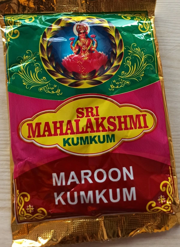 Sri Mahalakshmi Kumkum (Maroon Kumkum)  - 50g