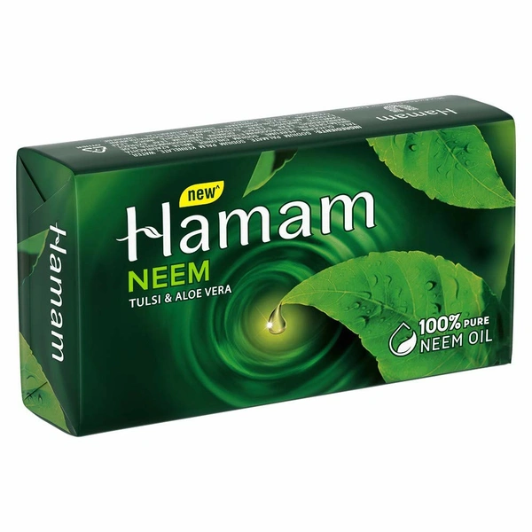 Hamam Bathing Soap - with Neem, Tulsi & Aloe Vera - 100g