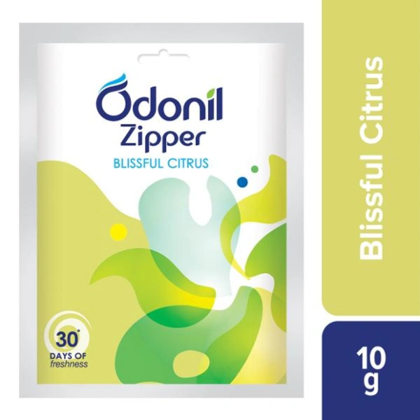 Odonil Zipper Air Freshener - Blissful Citrus - 10g