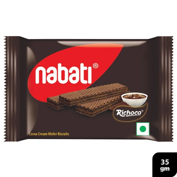 Nabati Richoco Cocoa Cream Wafer Biscuits - 35g