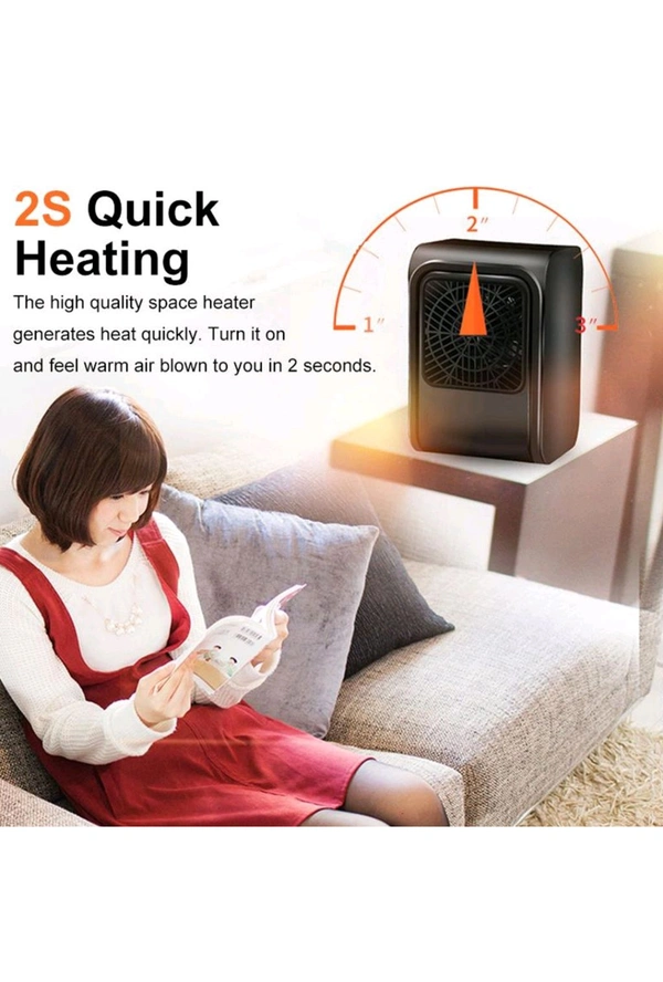Room Heater 220V Brown Box Heater For Office & Bedroom Use Heater - Free