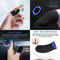 New  Pubg Anti-Slip Thumb Sleeve, Slip-Proof Sweat-Proof Professional Touch Screen Thumbs Finger Sleeve for Pubg Mobile Phone Game Gaming Gloves Multi Colour