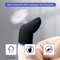 New  Pubg Anti-Slip Thumb Sleeve, Slip-Proof Sweat-Proof Professional Touch Screen Thumbs Finger Sleeve for Pubg Mobile Phone Game Gaming Gloves Multi Colour