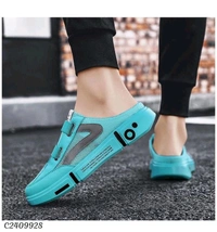 Half Slippers - Non-Slip Casual Shoes for Men - Bright Turquoise, 6