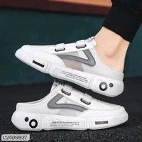 Half Slippers - Non-Slip Casual Shoes for Men - White, 6