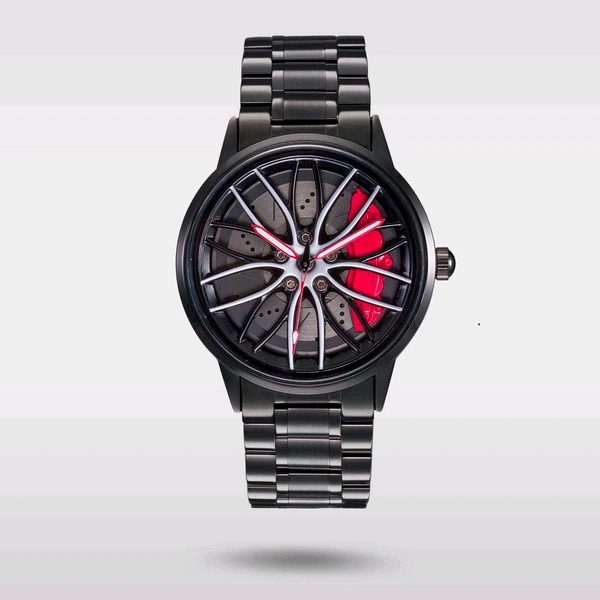 Stereoscopic Car Wheel Watch
*Details:*
Product Name -&nbsp;&nbsp;Stereoscopic Car Wheel WatchPackage Contain -&nbsp;Pack of 1Watch movement type- QuartzMaterial - Alloy SteelWeight -&nbsp;140gramLBH -&nbsp;17.4 x 9.5 x 2.9 cm;
Designs: 1 - Red, Free
