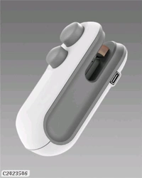Portable Mini Sealing Machine 2 in 1 USB Rechargeable Magnetic Bag Sealer Heat Seal with Cutter