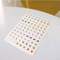 Smart Switch Icon Sticker Sheet – Visual Labels for Home & Office Switchboards (1 Sheet, 88 Icons)