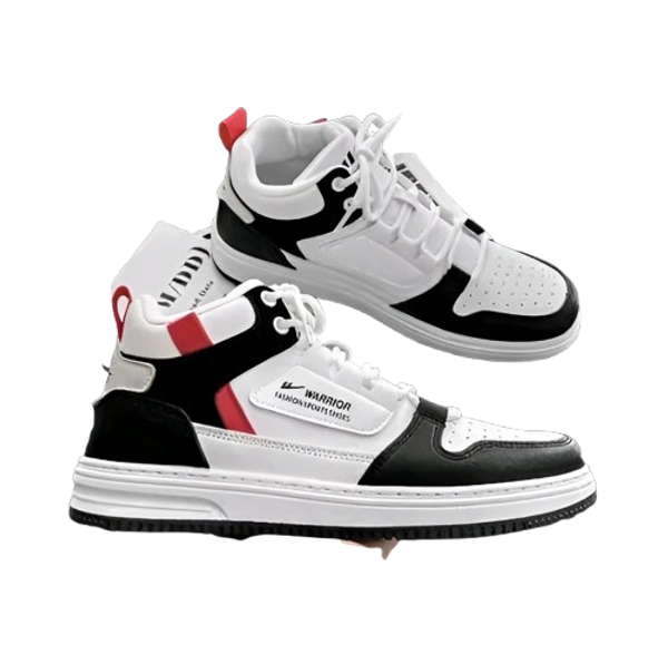 Casual Sneakers White high top Outdoor Shoes For Boys And Men Sneakers For Men  (White, Black) - 7, White