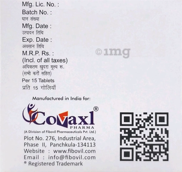 Covaxl Pharma Calflip Quick Tablet - Strip Of 15 Tablets