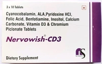 Nusmith Pharma Nervowish-CD3 Tablet - Strip of 10 Tablets
