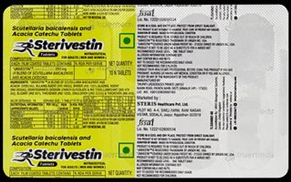 Steris Pharma Sterivestin 250mg Tablet  - Strip Of 10 Tablets