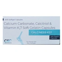 CSC Pharmaceuticals Calciness-K27 Capsule - Strip of 10 Capsules