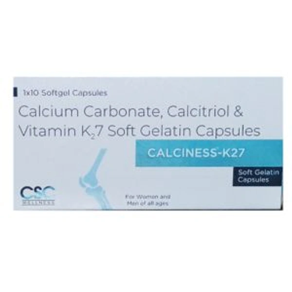 CSC Pharmaceuticals Calciness-K27 Capsule - Strip of 10 Capsules