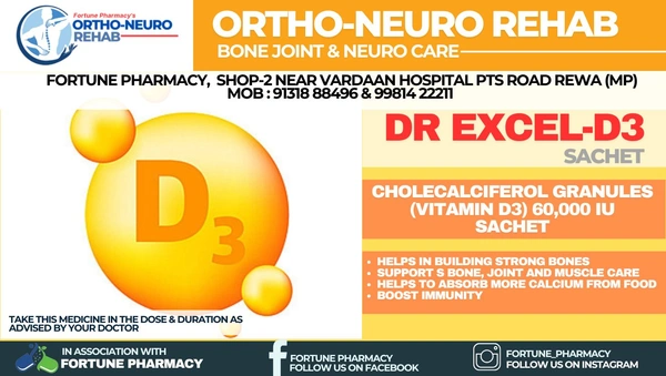 Dr. Reddy's Dr Excel-D3 Sachet  - Sachet of 1gm Pack