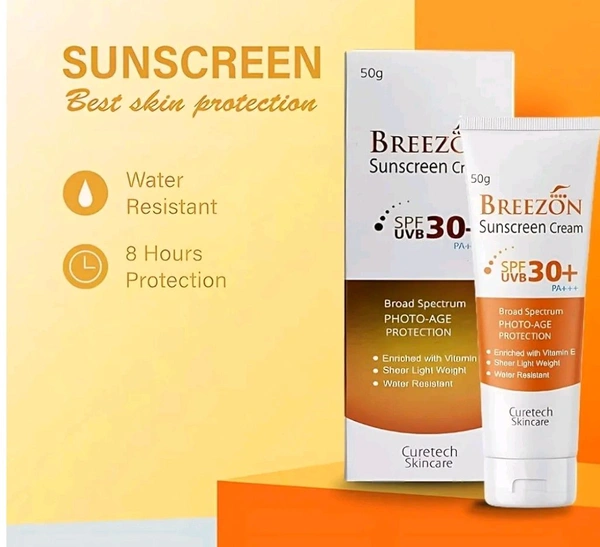 Curetech Skincare Breezon Sunscreen SPF 30+ - 50g