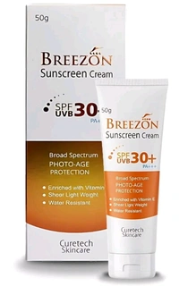 Curetech Skincare Breezon Sunscreen SPF 30+ - 50g