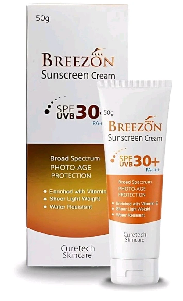 Curetech Skincare Breezon Sunscreen SPF 30+ - 50g
