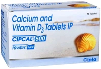 Cipla Ltd Cipcal 500 Tablet - Strip of 15 Tablets