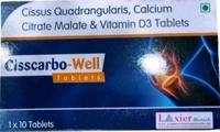 Laxier Biotech Cisscarbo-well Tablets  - Strip of 10 Tablets