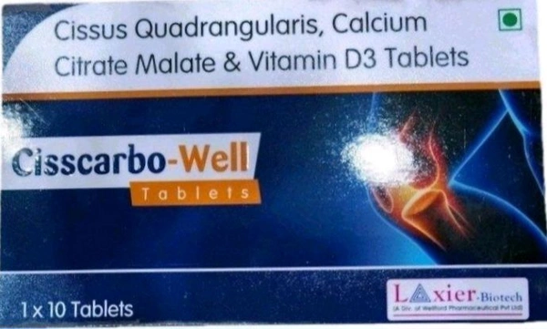 Laxier Biotech Cisscarbo-well Tablets  - Strip of 10 Tablets