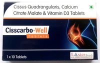 Laxier Biotech Cisscarbo-well Tablets  - Strip of 10 Tablets