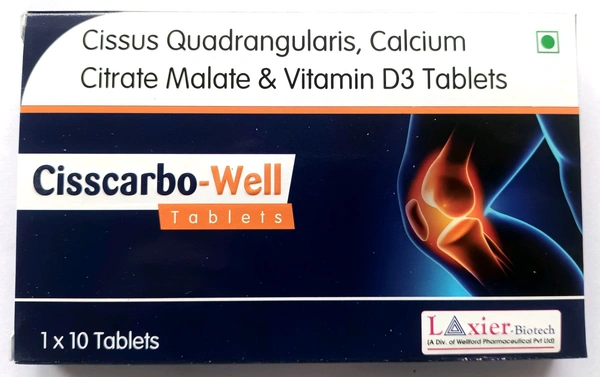 Laxier Biotech Cisscarbo-well Tablets  - Strip of 10 Tablets