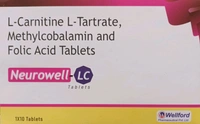 Wellford Pharmaceuticals  Neurowell-LC Tablet - Strip of 10 Tablets