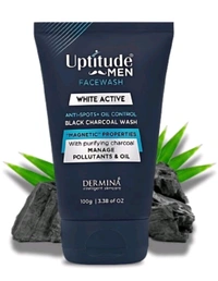 Curetech Skincare Uptitude Charcoal Facewash 60g - Pack of 60g