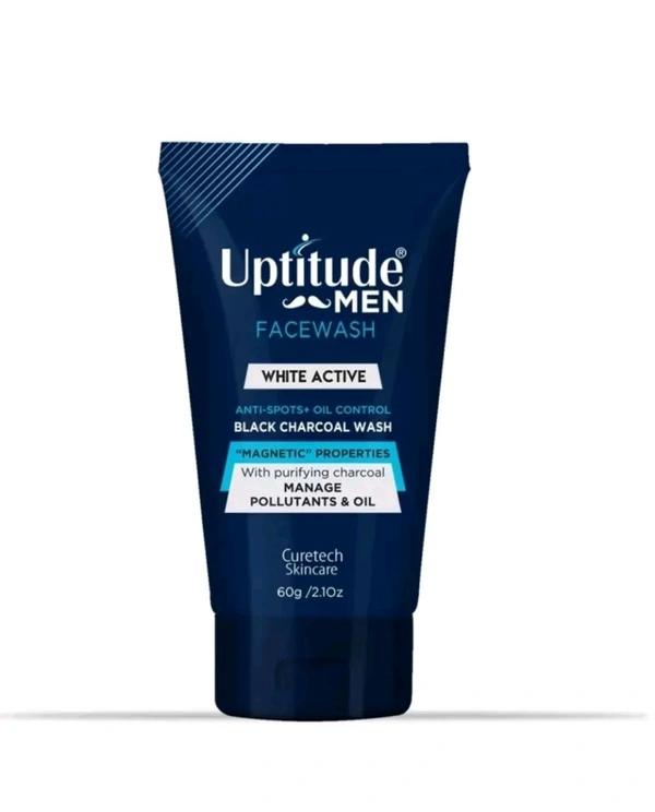 Curetech Skincare Uptitude Charcoal Facewash 60g - Pack of 60g