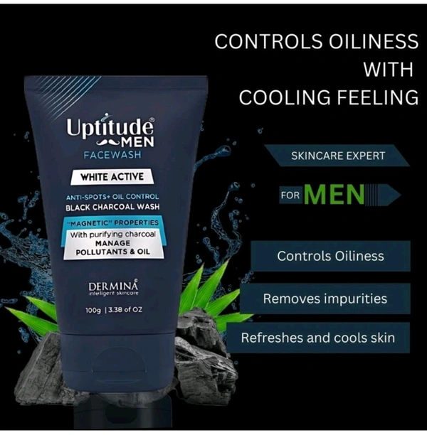 Curetech Skincare Uptitude Charcoal Facewash 60g - Pack of 60g